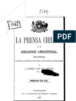 La Prensa Chilena en El Anuario Universal. Obra Encargada Por El Director Del Anuario Francés. (1887)