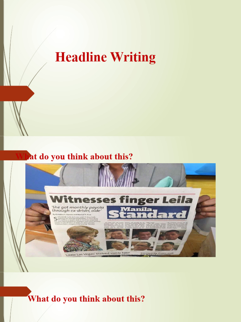 Headline Writing Guide | PDF