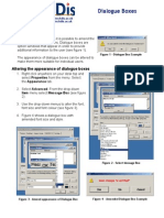 Dialogue Boxes