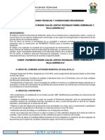 Const. Pavimento Rigido Calles Juntas Vecinales Fabril Esmeralda Y Villa Aurora D-4