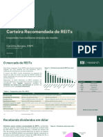 REITs - Carteira Recomendada