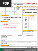 Lesson Plan - Grade 1 Earth 1 | PDF | Lesson Plan | Learning