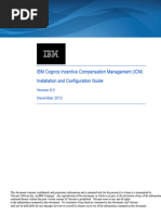 IBM Cognos ICM Installation and Configuration Guide V8