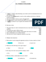 QUERIES On Ms Access Database