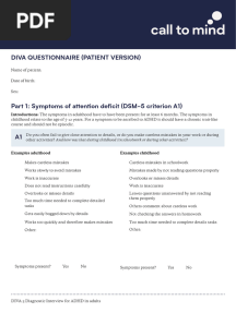Diva 5 Adult Patient Version