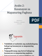 Aralin 2 Mga Kasanayan Sa Mapanuring Pagbasa