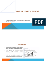 Passive Solar Green House