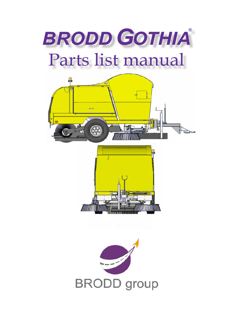 BRODD GOTHIA Parts List Manual | PDF | Axle | Washer (Hardware)