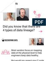 Did You Know That There Are 4 Types of Data Lineage?