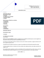 Resumo Direito Administrativo Aula 11 Servidores Celso Spitzcovsky.