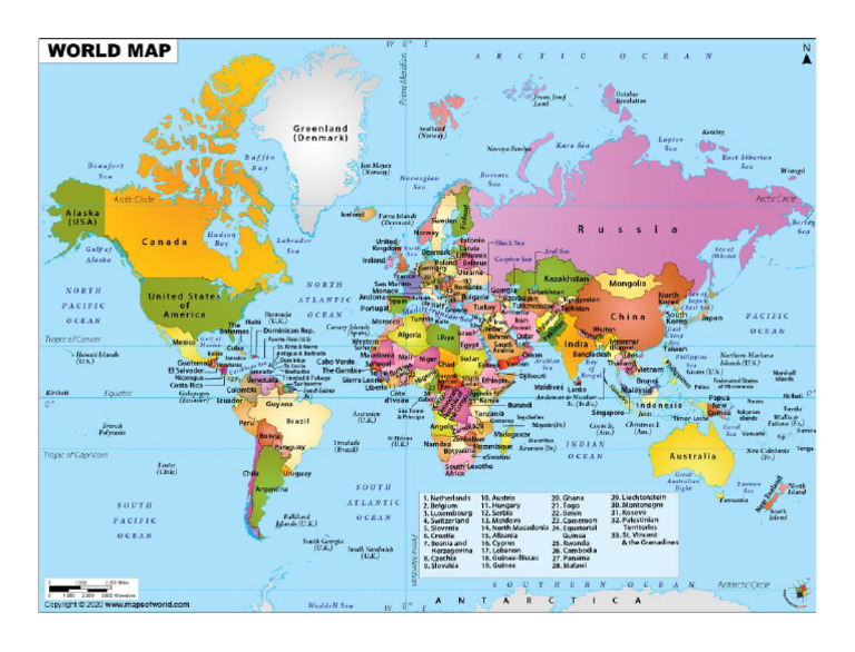 World political maps pdf
