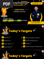 Lec 01 CH 1 Nature, Objectives & Scope of Audit Auditing & Assurance