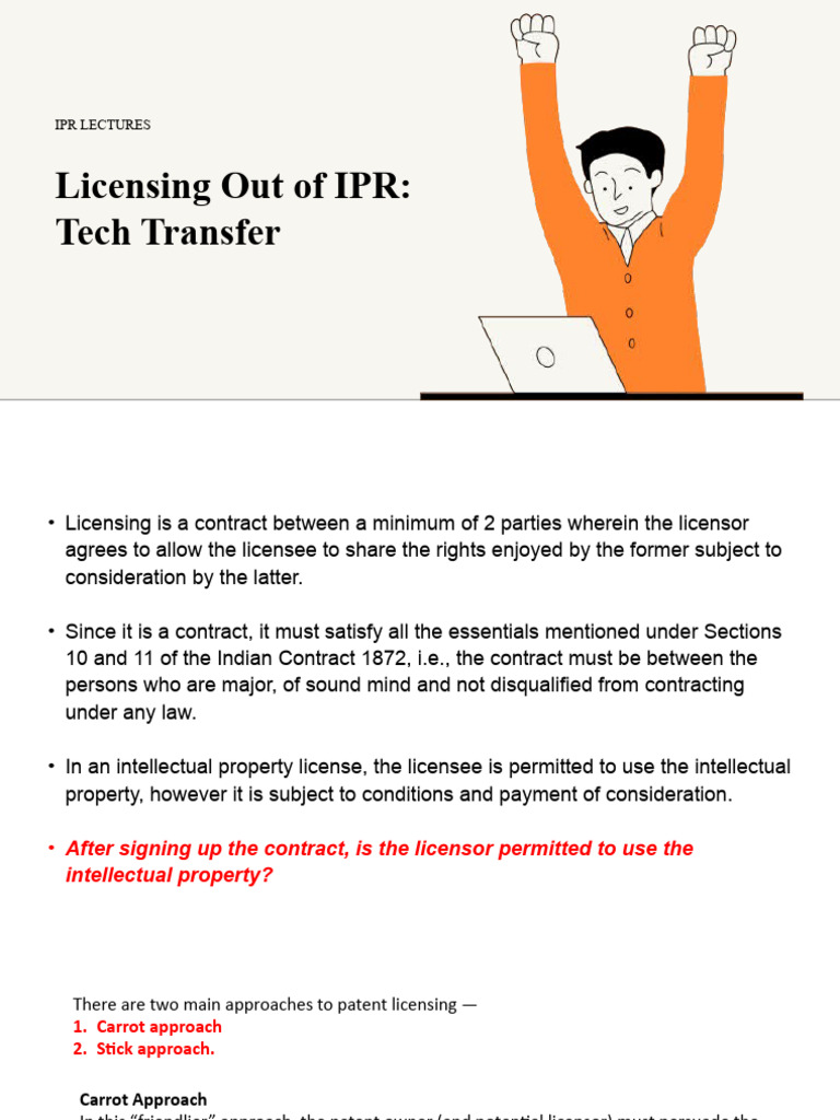 Understanding Intellectual Property Licensing | PDF