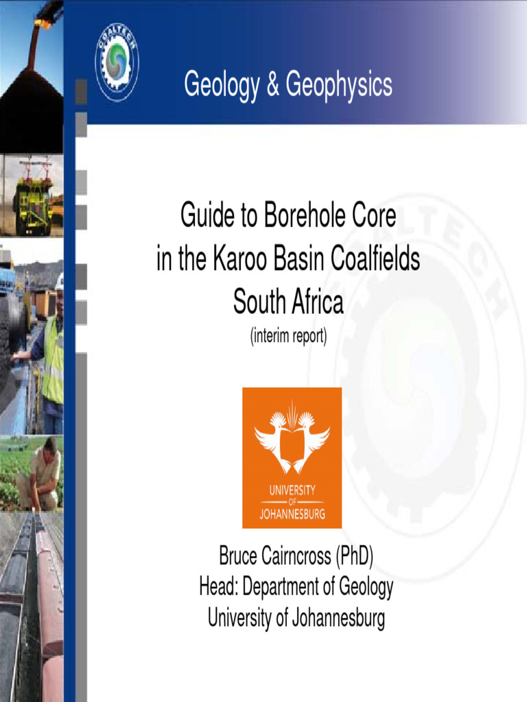 Borehole Core Guide for Karoo Basin | PDF | Silt | Sedimentary Rock