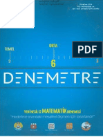 Tonguç Yayınları AYT Matematik Denemetre 12'li Deneme