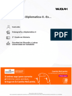 Paleografia y Diplomatica Escrituras