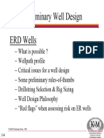 Extended Reach Drilling Design (Second Delivery)