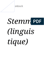 Stemma (Linguistique) - Wikipédia
