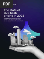 State of B2B SaaS Pricing 2023