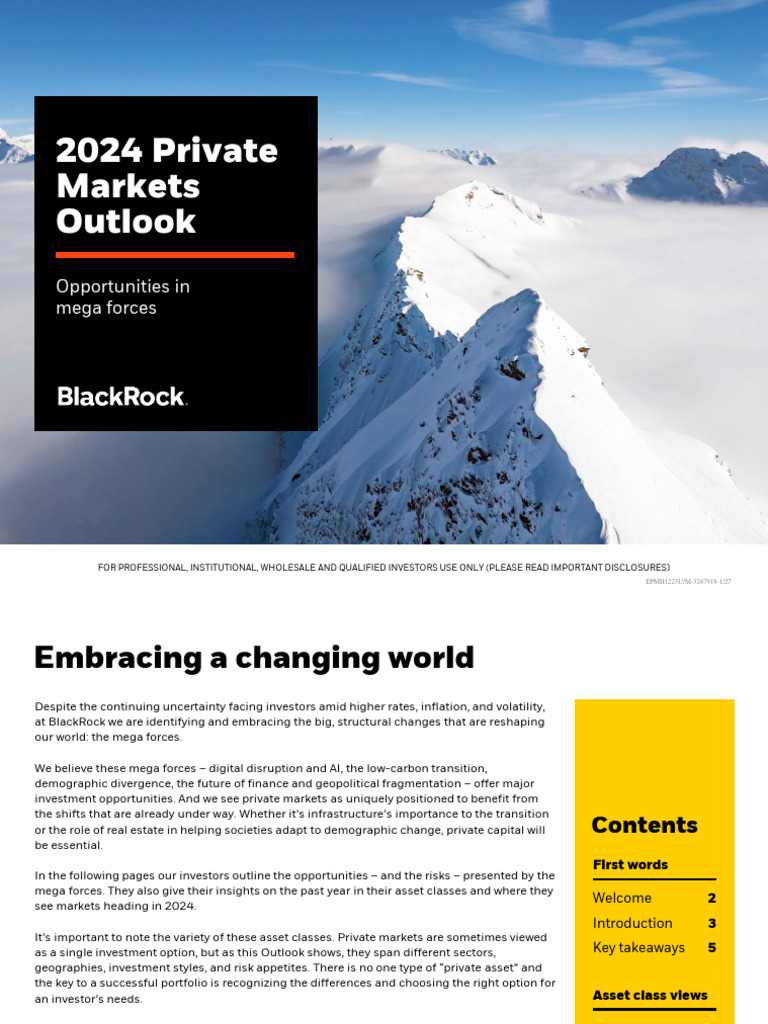 (20240101) BlackRock's 2024 Private Markets Outlook PDF Debt