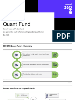 Updated Presentation On 360 - One - Quant - Fund