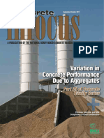 Variation in Concrete Performacne Due To Aggregate