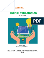 Modul Ajar Fisika - Energi Terbarukan - Bentuk Energi & Membuat Alat Sederhana - Fase E