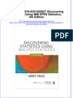 How To Download Etextbook 978 9351500827 Discovering Statistics Using Ibm Spss Statistics 4Th Edition Ebook PDF Docx Kindle Full Chapter