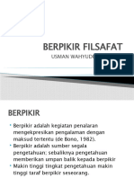 Berfikir Filsafat