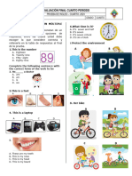 Diagnostica Inglés 4° 2024