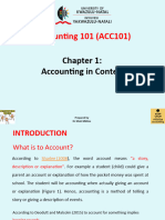 Chapter 1 ACCT101