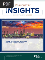 Recent Developments in Piping Vibration Screening Limits