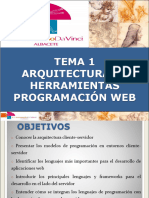 Tema 1. - Arquitecturas y Herramientas de Programacion Web