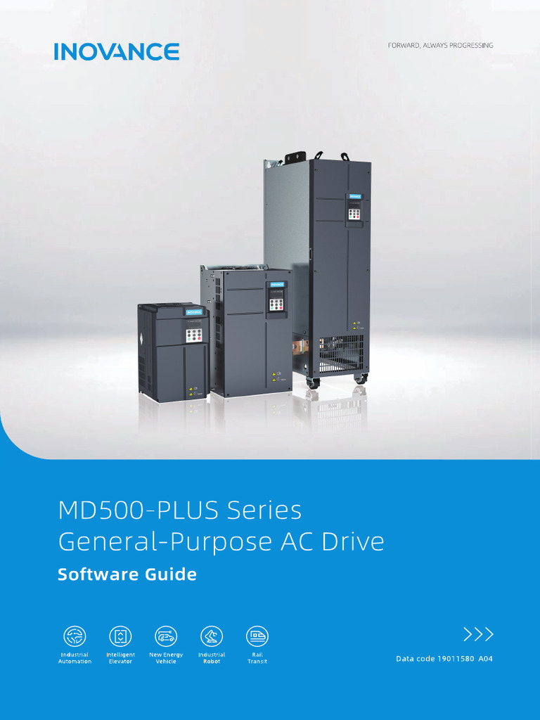 MD500-PLUS Software Guide EN A04 19011580 | PDF | Electric Motor ...