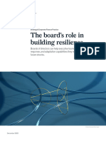 The Boards Role in Building Resilience