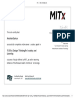 MITx 11.155x Certificate - Edx