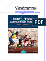 How To Download Health Physical Assessment in Nursing 3Rd Edition Ebook PDF Ebook PDF Docx Kindle Full Chapter