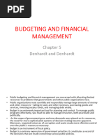 Budgeting and Financial Management