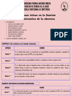 Normas Éticas en La Función Administrativa de La Obstetra