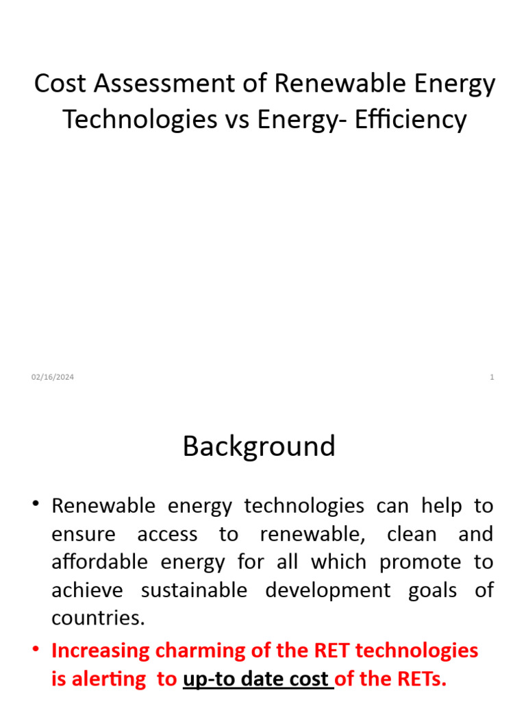 ENERGY EFFICIENCY COST EFFECTIVENESS TESTS intelligence overview
