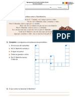 PL2 - 5º Ano - Ficha 10