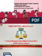 Pertanggungjawaban Badan Adhoc (KPPS)