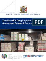 Zambia ARV Drug Logistics System Assessment Results & Recommendations