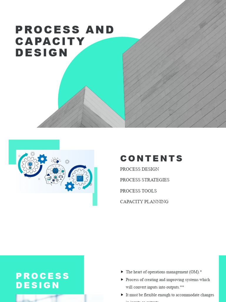 Process and Capacity Design | PDF