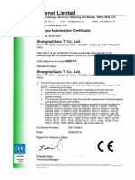 Gato CE - EMC - Certificate