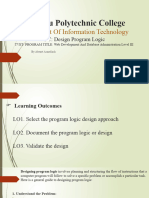Design Program Logic WDDBA L III