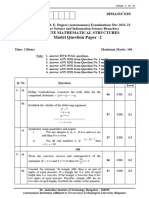 Model QP 2 18ma31csis - 2021-22