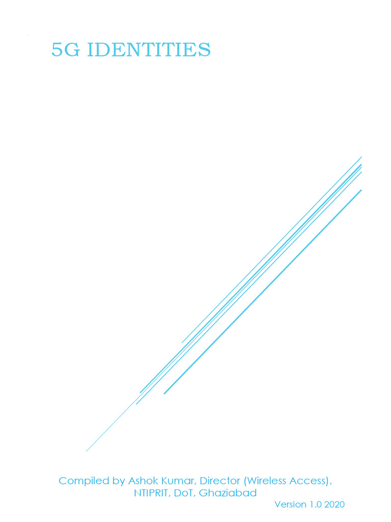 5g Identities Ver 1 0 Handout Pdf Mobile Telecommunications