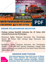 Hasil Gasus Nataru 2022 - 2023 Kansar Lampung