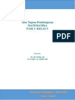 MATEMATIKA SD - MI KLS.5 - KM-ATP (Alur Tujuan Pembelajaran) - ATP MATEMATIKA SD - MI Kelas 5 (KM)
